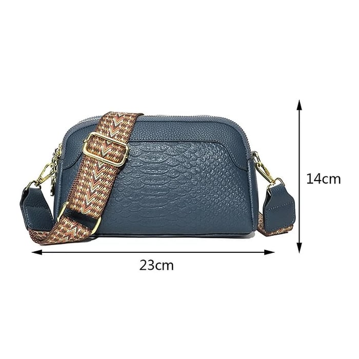 Mia - Stylish Alligator Pattern Leather Crossbody Bag