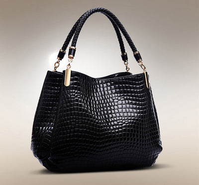 Isabelle - Stylish Crocodile Pattern Handbag