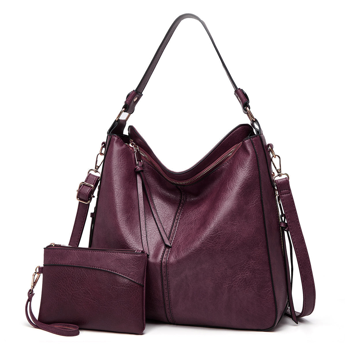 Lottie - Large Capacity Elegant Leather Tote Bag