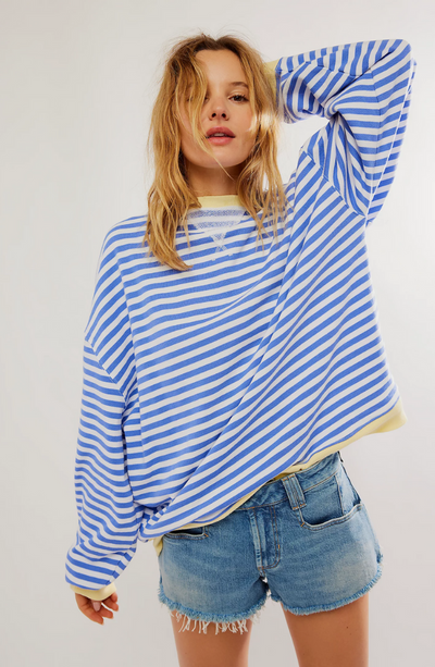 Amber - Oversized Striped Jumper