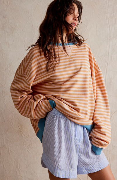 Amber - Oversized Striped Jumper