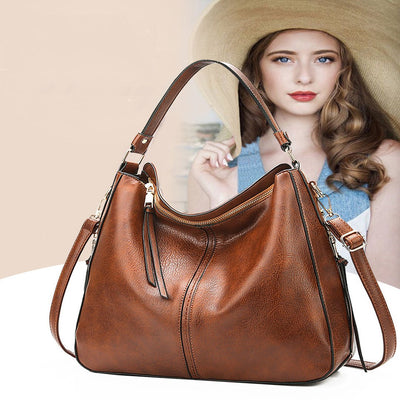 Lottie - Large Capacity Elegant Leather Tote Bag