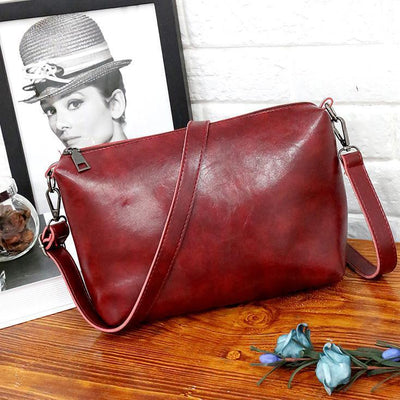 Greta - Vintage 4-Piece Leather Bag Set