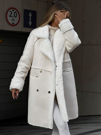 Ella - Winter Coat with Notched Lapels