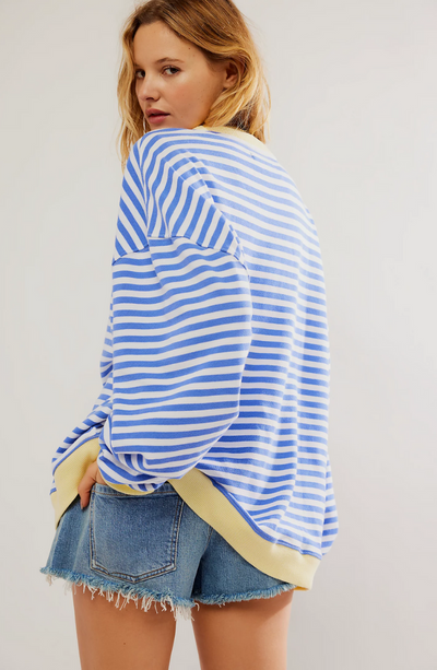 Amber - Oversized Striped Jumper