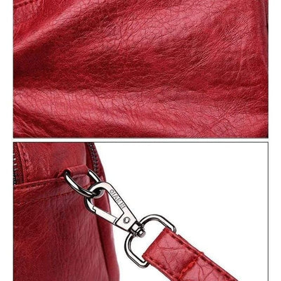 Scarlett - Handmade Multi Pocket Soft Leather Bag