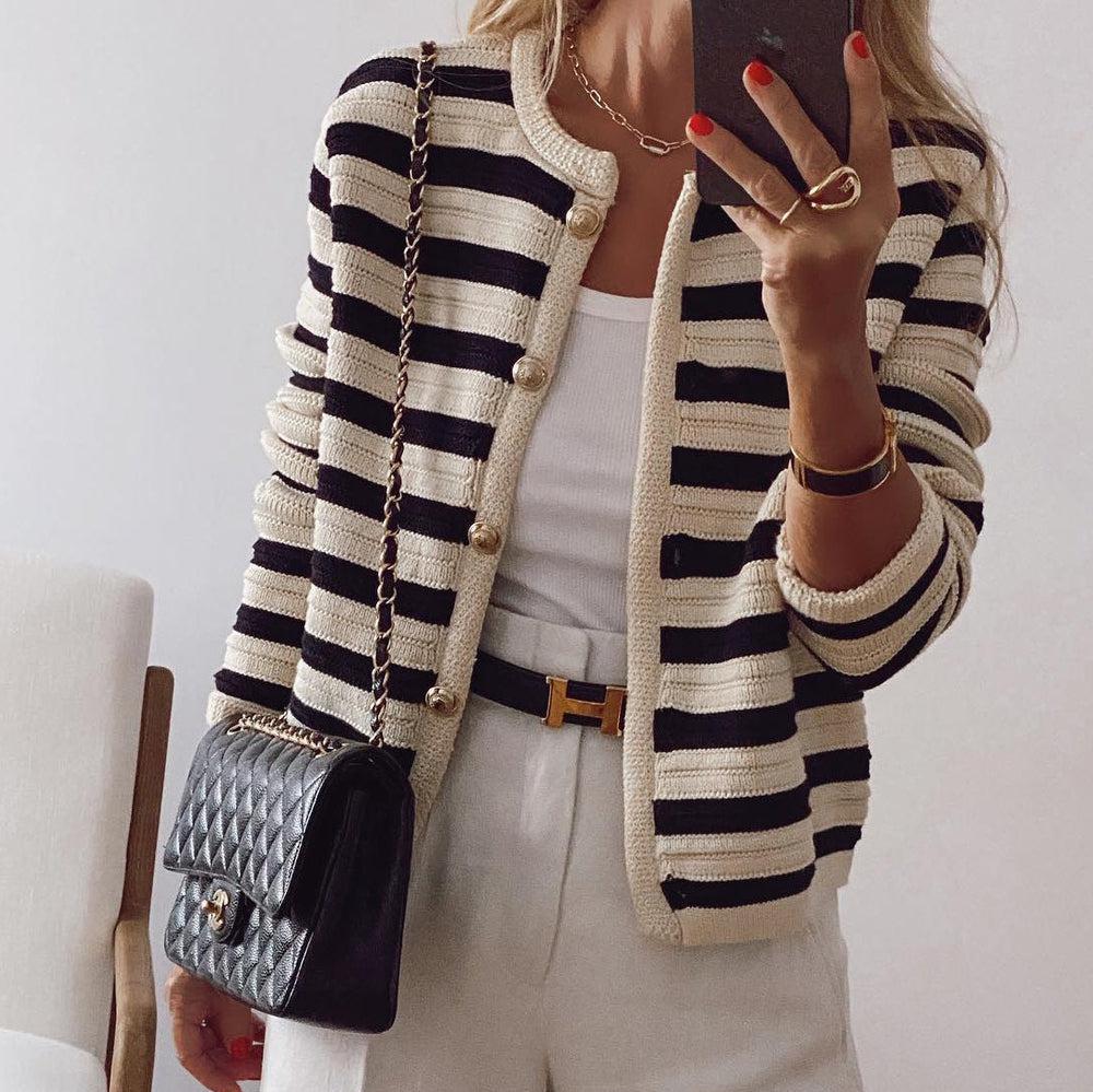 Stella | Striped Cardigan