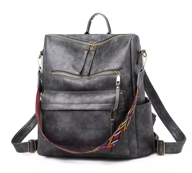 Lotta - Leather Backpack With Large Capacity