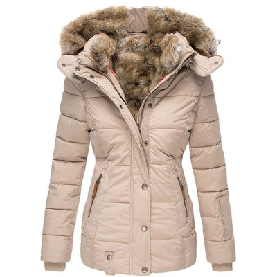 Ella - Women's Winter Coat With Fur Lining