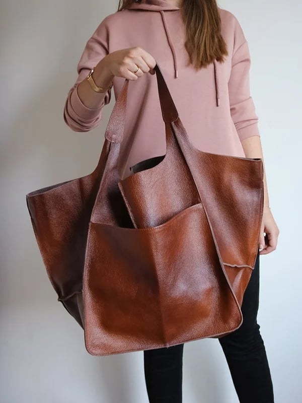 Josephine - Handmade Oversizes Leather Handbag