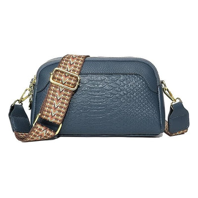 Mia - Stylish Alligator Pattern Leather Crossbody Bag