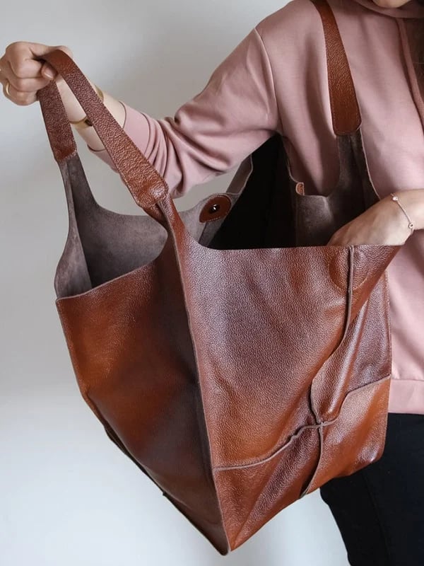 Josephine - Handmade Oversizes Leather Handbag