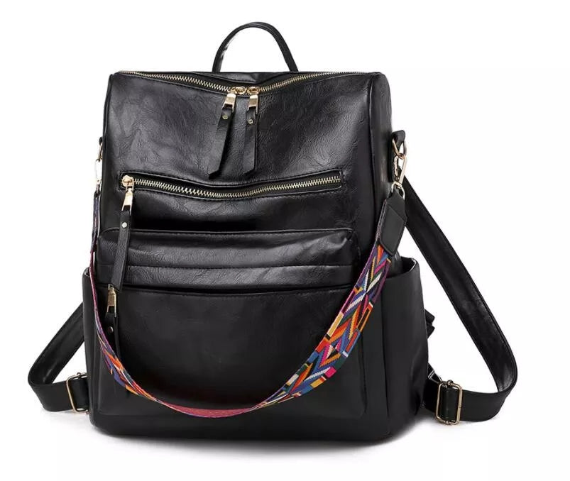 Lotta - Leather Backpack With Large Capacity