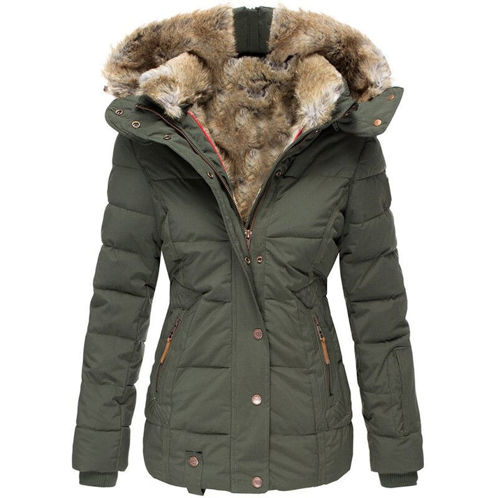 Ella - Women's Winter Coat With Fur Lining