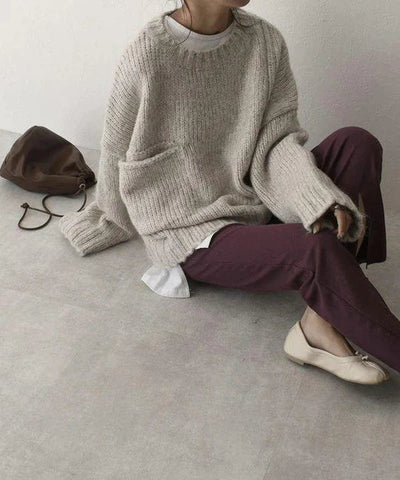 Fima | Comfy oversized sweater with pocket