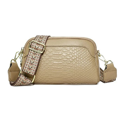 Mia - Stylish Alligator Pattern Leather Crossbody Bag