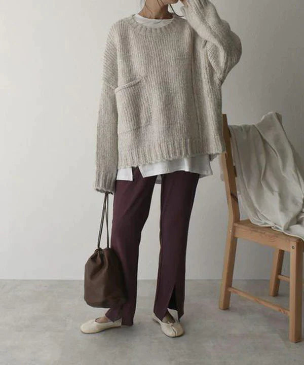 Fima | Comfy oversized sweater with pocket