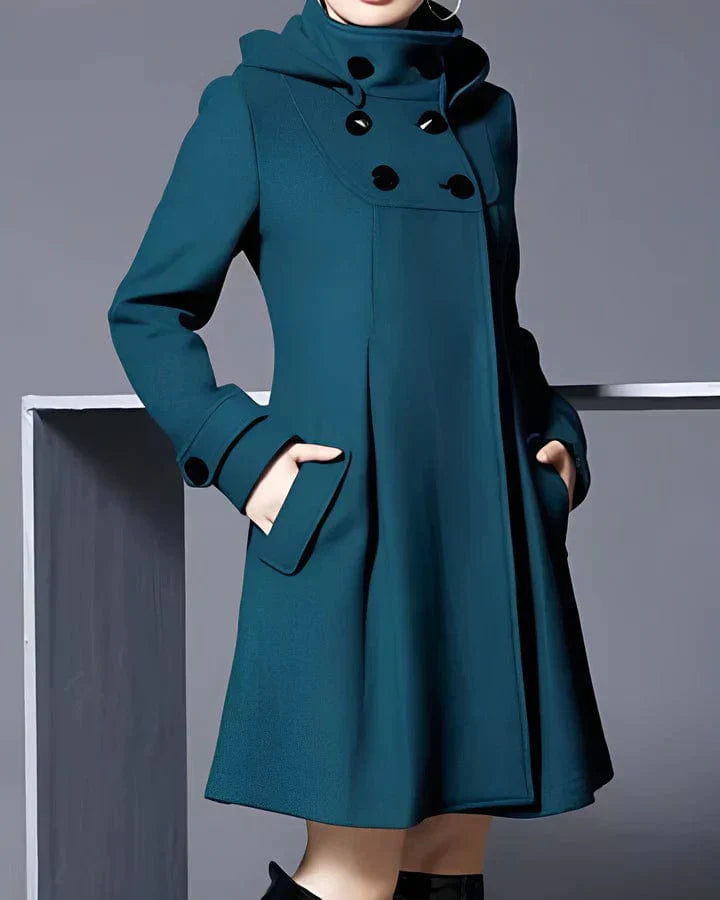 Victoria - Stylish coat with side pockets