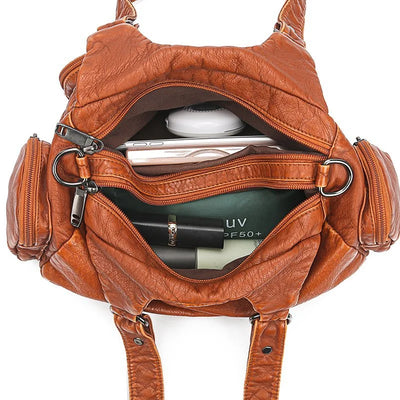 Savannah - Handmande Stylish Soft Leather Messenger Bag