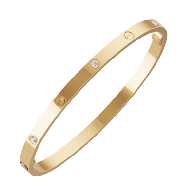 Carolina™ - Diamond Bangle - Gold