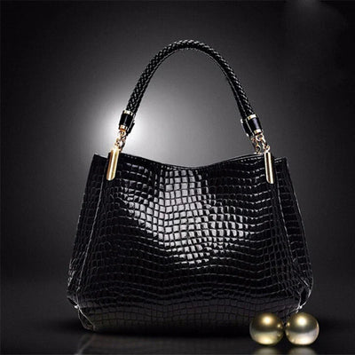 Isabelle - Stylish Crocodile Pattern Handbag