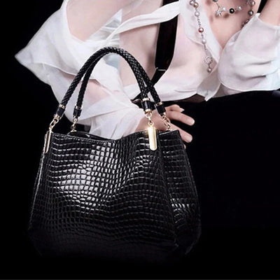 Isabelle - Stylish Crocodile Pattern Handbag