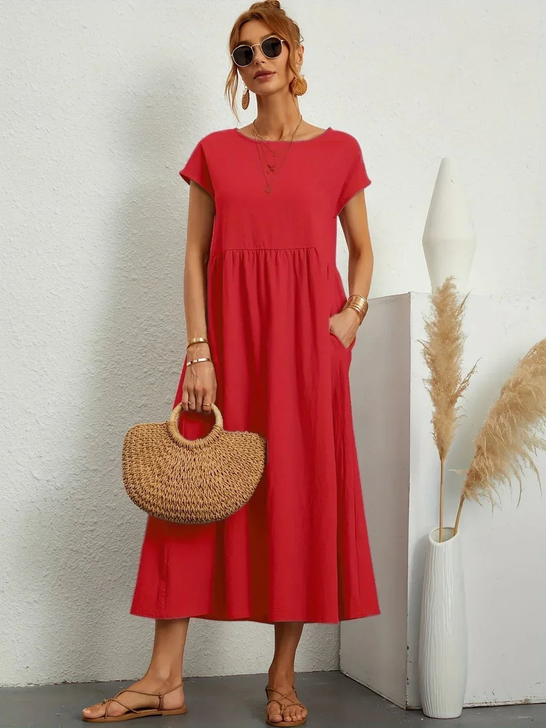 Lauren™ - Elegant Casual Summer Maxi Dress