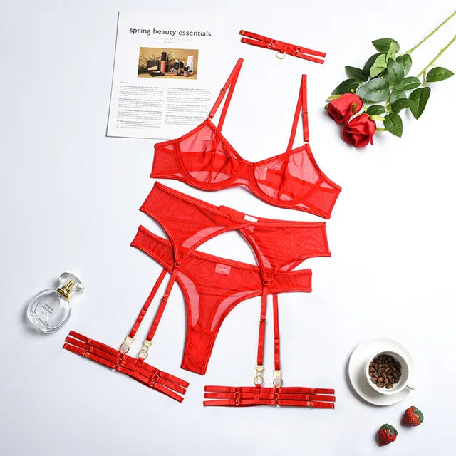 Skylar™ - 4-Piece Lingerie Set