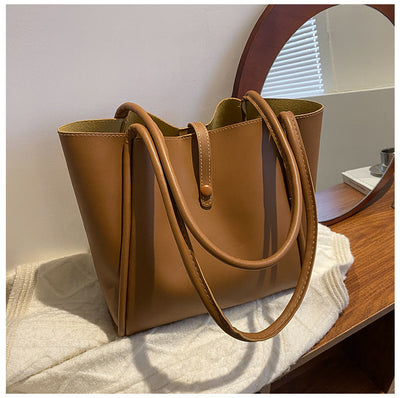 Elsie - Simple Large Capacity Tote Bag