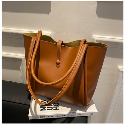 Elsie - Simple Large Capacity Tote Bag