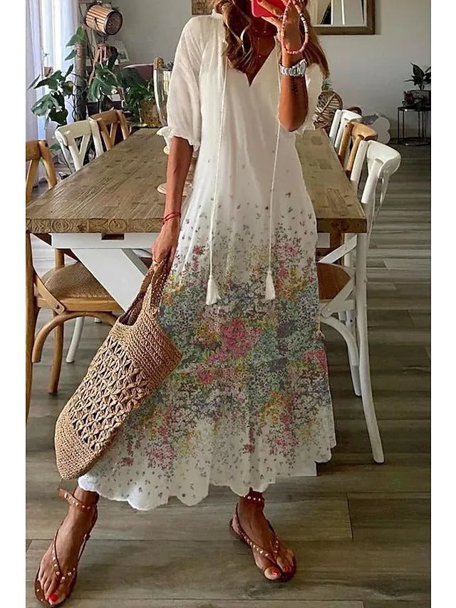 Charlotte™ - Casual Floral Maxi Summer Dress