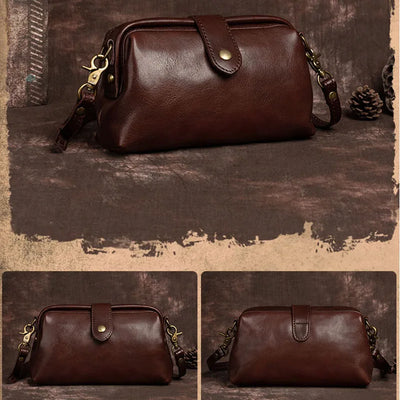 Elise - Retro Leather Handmade Bag