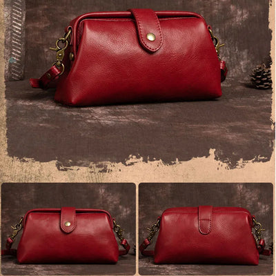 Elise - Retro Leather Handmade Bag