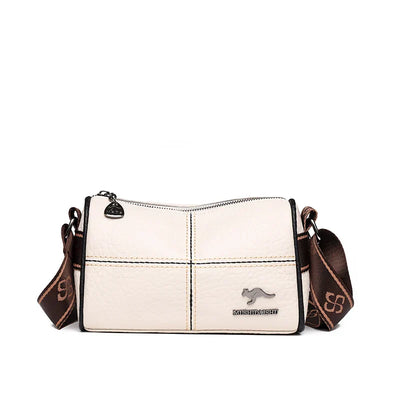 Claire - Stylish Stone Grain Pattern Shoulder Bag