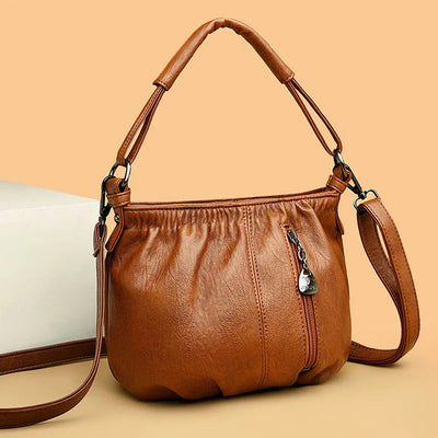 Penelope - Vintage Leather Shoulder Bag