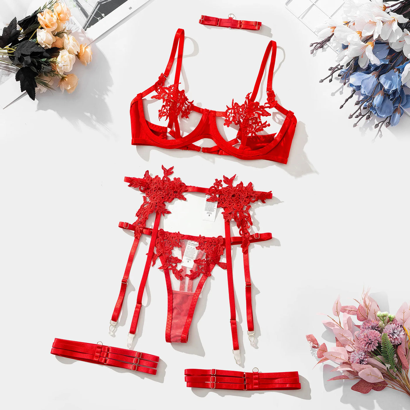 Elena™ - 3-Piece French Lingerie Set