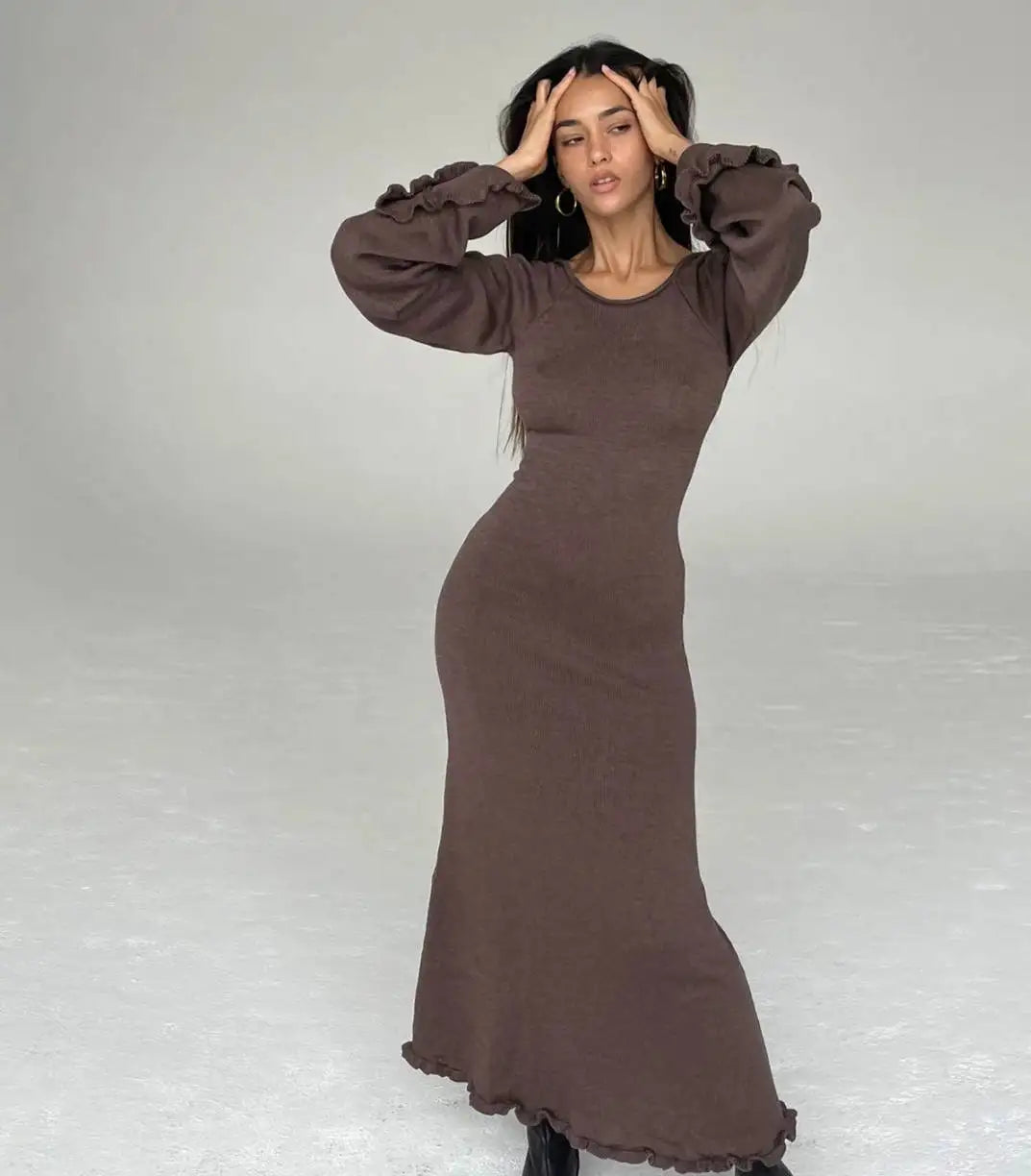 Isabella™ | Knitted Maxi Dress