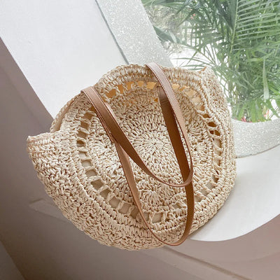 Bonnie - Handmade Multifunctional Straw Handbag