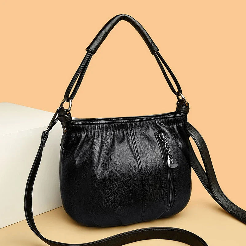 Penelope - Vintage Leather Shoulder Bag