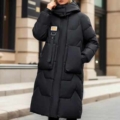 Amelia - Elegant Long Waterproof Puffer Jacket