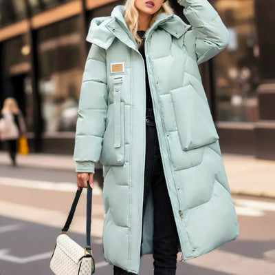 Amelia - Elegant Long Waterproof Puffer Jacket