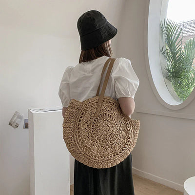 Bonnie - Handmade Multifunctional Straw Handbag