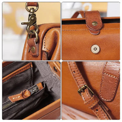 Elise - Retro Leather Handmade Bag