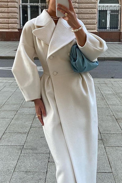 Harper™ | Double-Breasted Midi Coat