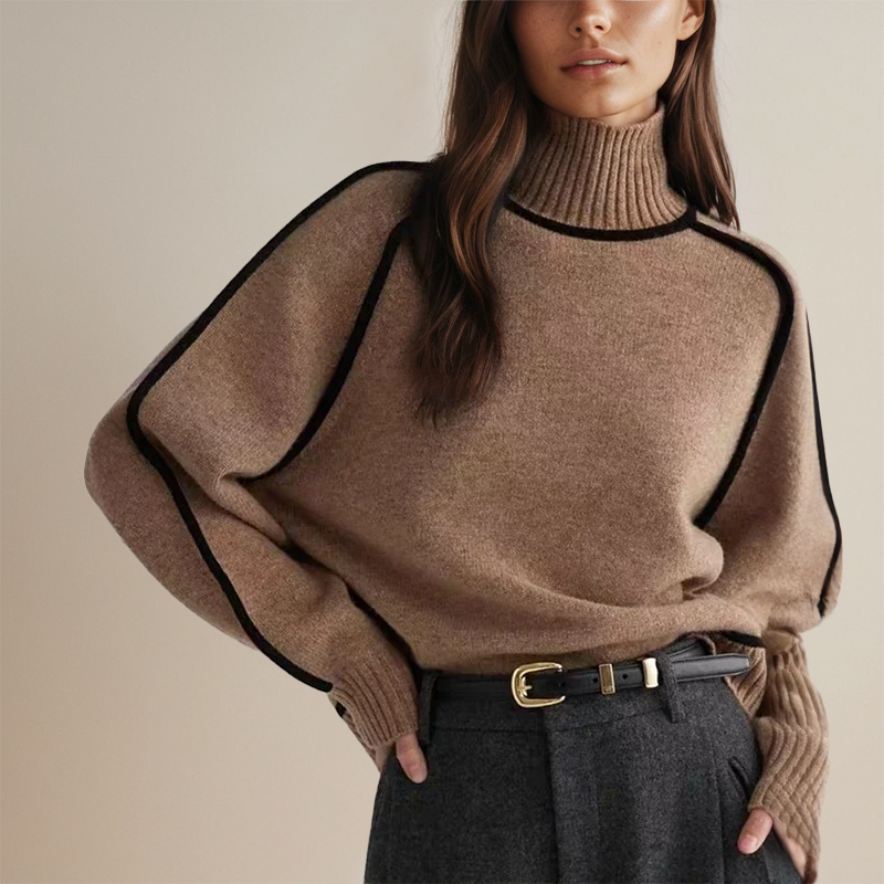 ARABÉLLE COUTURE CASHMERE TURTLENECK SWEATER