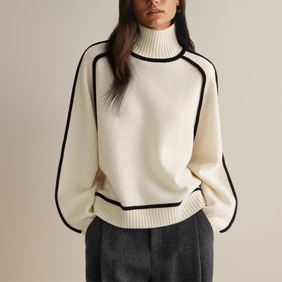 ARABÉLLE COUTURE CASHMERE TURTLENECK SWEATER