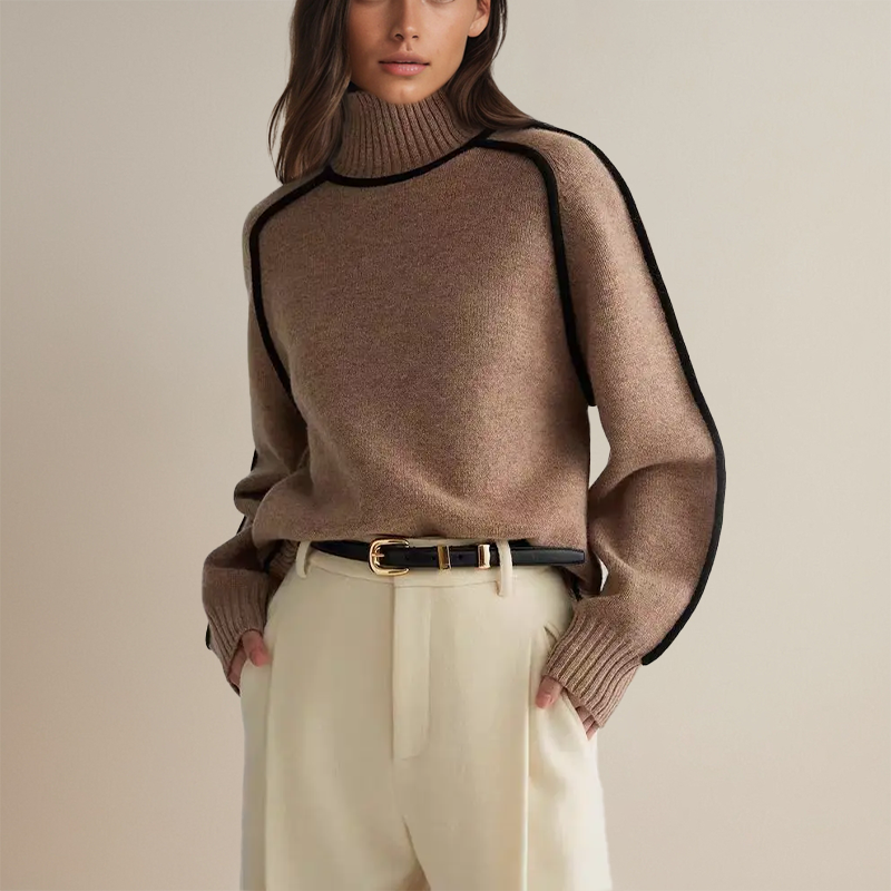 ARABÉLLE COUTURE CASHMERE TURTLENECK SWEATER