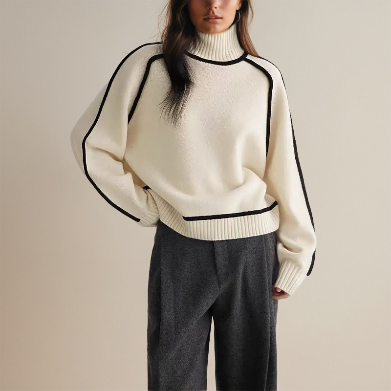 ARABÉLLE COUTURE CASHMERE TURTLENECK SWEATER