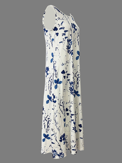 Elizabeth™ - Breezy Floral Sleeveless Summer Dress