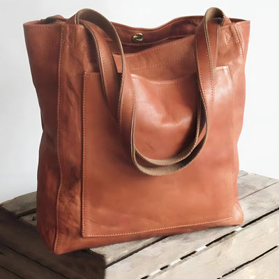 Amelia - Handmade Leather Tote Bag